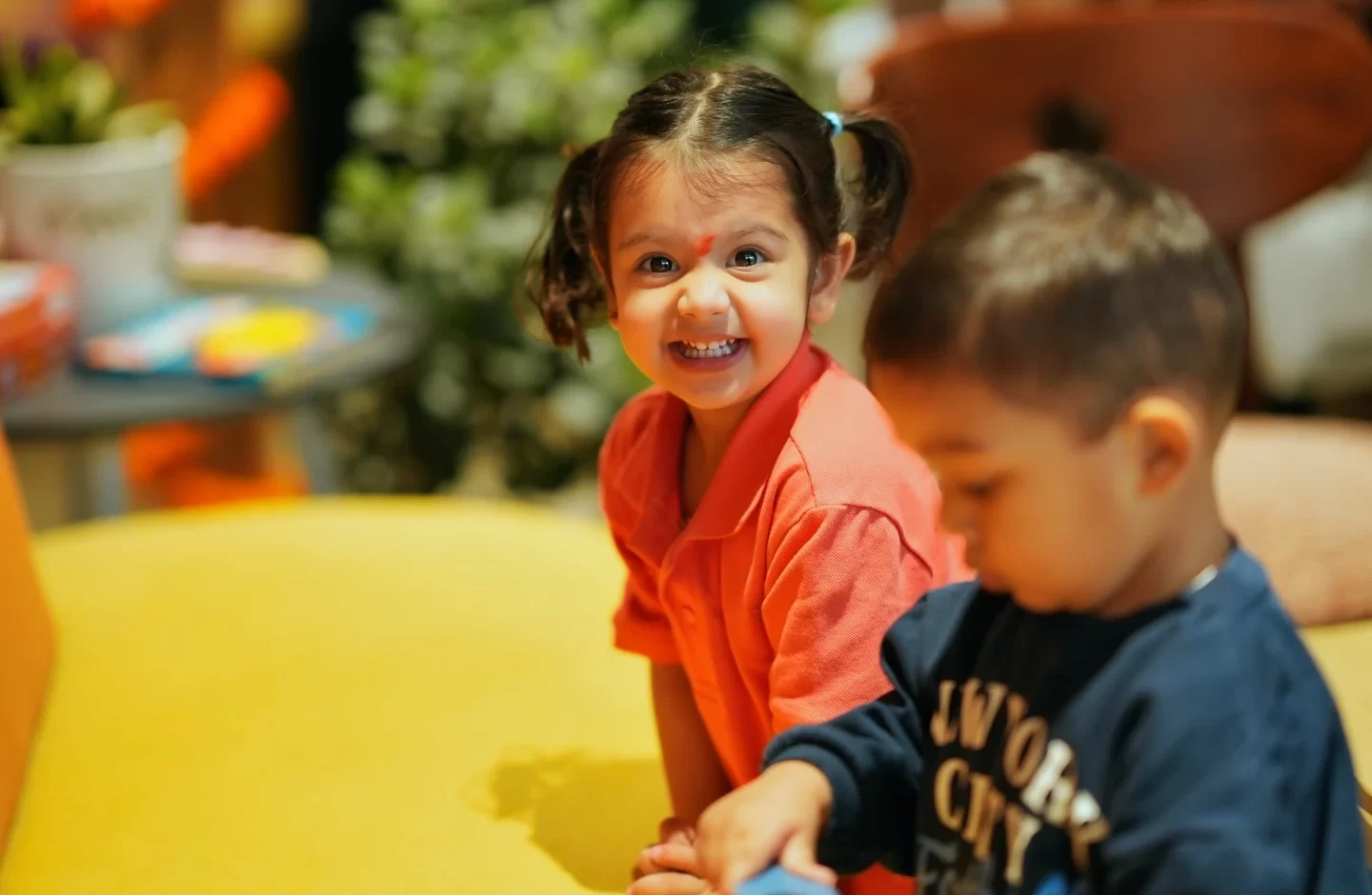 Happy children learning and playing at the best play school in Dehradun with a safe early learning environment